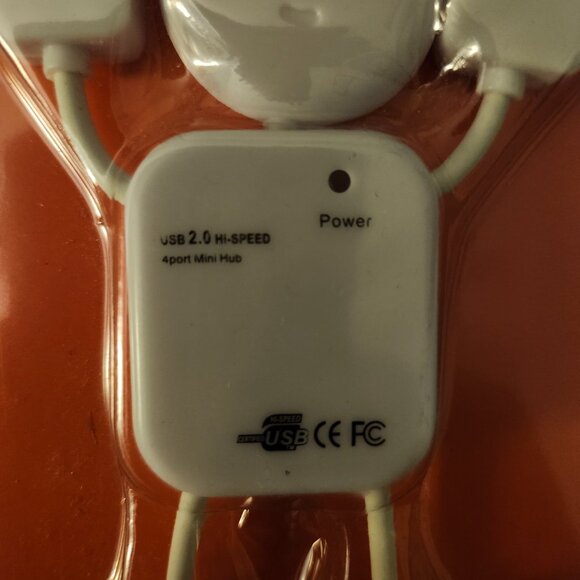 Hubman White USB 2.0 4-PORT HUB HI-SPEED New - Picture 2 of 5